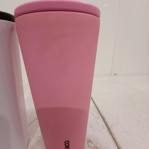 2PC CORKCICLE COLD CUP TUMBLERS - 24 OZ - WHITE / PINK (MODEL: 1977476) image 4