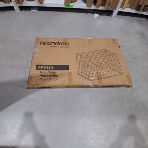 FEANDREA 2-DOOR DOG CAGE/PET CRATE - XXL (48" X 29.3" X 31.7") - BLACK - (MODEL: PPD48H) image 4