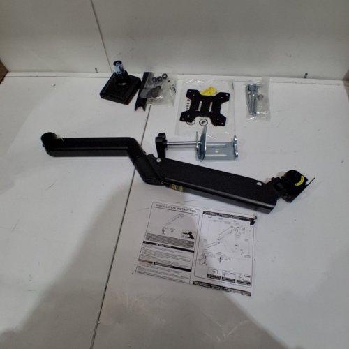 WALI SINGLE MONITOR DESK MOUNT ARM - 17" - 32" - BLACK (MODEL: GSDM001) image 3
