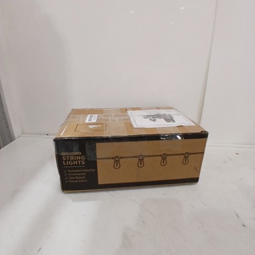 BRIGHTOWN SOLAR POWER OUTDOOR STRING LIGHTS - 30FT - BLACK image 4