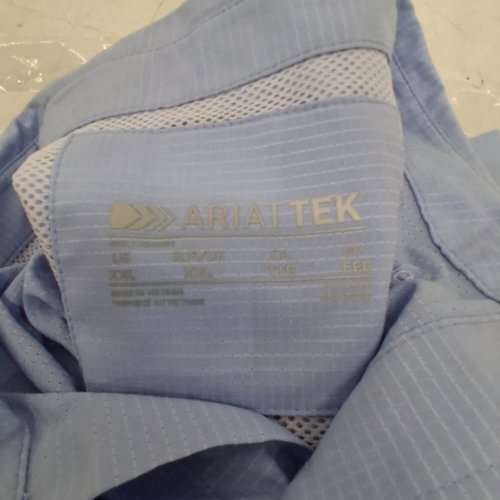 MEN'S ARIAT 360 AIRFLOW CLASSIC FIT SHIRT - XXL - LIGHT BLUE (STYLE: 10048567) image 2