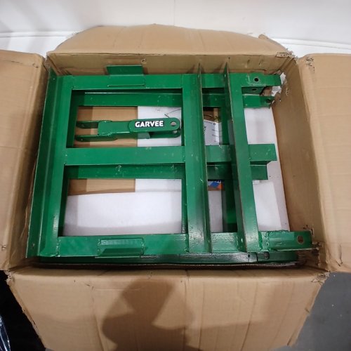 GARVEE HEAVY DUTY METAL LEVELING TRAILING HARROW RAKE AND DRIVEWAY DRAG - 4FT X 1.6FT - GREEN (MODEL: QYP48-20") image 3