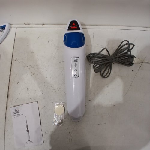 BISSELL POWERFRESH STEAM MOP FOR NEUTRALIZING 99.9% OF GERMS AND ODORS - WHITE/BLUE - (MODEL:18341101E / 1940-1) image 5