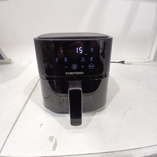 CHEFMAN TURBOFRY TOUCH EASY VIEW AIR FRYER- 4L - BLACK (MODEL: ‎RJ38-4TW-BLACK-CA) image 3