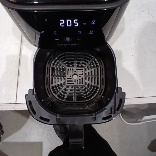 CHEFMAN TURBOFRY TOUCH EASY VIEW AIR FRYER- 4L - BLACK (MODEL: ‎RJ38-4TW-BLACK-CA) image 4