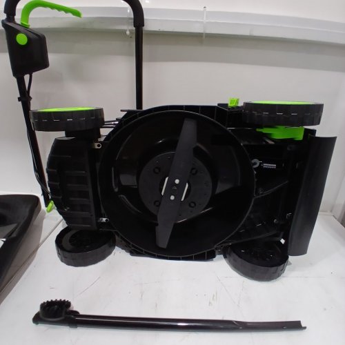 STEELITE CORDLESS ELECTRIC LAWN MOWER - 5-POSITION HEIGHT ADJUSTMENT WITH 8 GALLON GRASS BAG - BATTERY AND CHARGER INCLUDED - 13'' - 21V - ( MODEL: ‎DG500 ) image 5