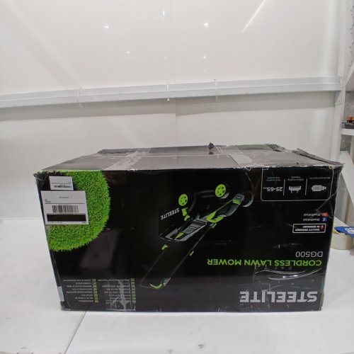 STEELITE CORDLESS ELECTRIC LAWN MOWER - 5-POSITION HEIGHT ADJUSTMENT WITH 8 GALLON GRASS BAG - BATTERY AND CHARGER INCLUDED - 13'' - 21V - ( MODEL: ‎DG500 ) image 6