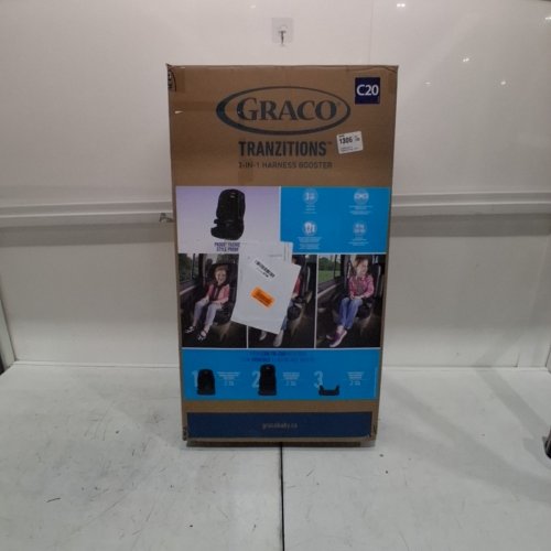 GRACO TRANZITIONS 3-IN-1 HARNESS/HIGHBACK/BACKLESS BOOSTER CAR SEAT - 100LBS MAX/CAP - PROOF/BLACK (MODEL: 2035724) image 6