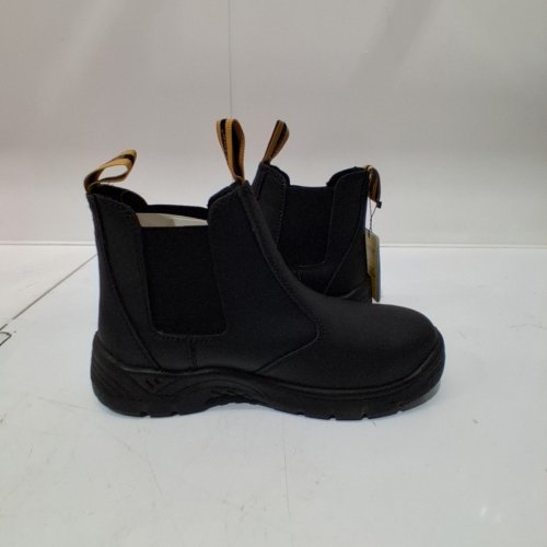 MEN'S SAFETOE STEEL TOE WATERPROOF SAFETY BOOTS - SIZE 10 - BLACK (MODEL: M-8025-43) image 3