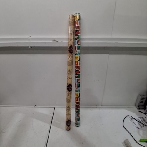 3PK HALLMARK HEAVY-WEIGHT GIFT WRAP - 60 SQ. FT. EACH; 2.5FT X 2.66 YARD EACH - HARRY POTTER (STYLE: SEWR2958) image 3