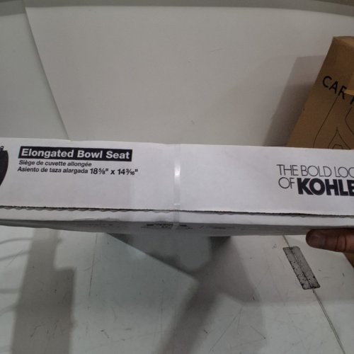 KOHLER CACHET ELONGATED TOILET SEAT - FITS BOWLS 18-5/8" - CREAM WHITE (MODEL: 4636-RL-0) image 3