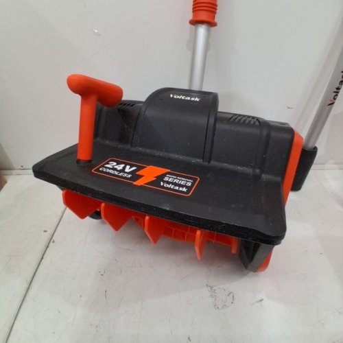 VOLTASK CORDLESS ELECTRIC SNOW SHOVEL WITH 1 BATTERY - 13" - 24V BLACK/ORANGE (MODEL: CSS001-130OR-CAVK) image 5