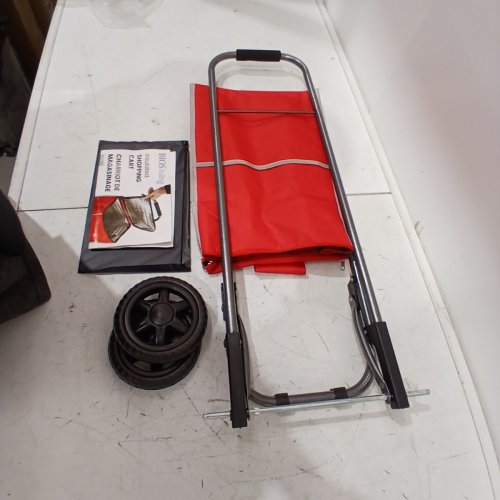 BIOS LIVING INSULATED SHOPPING CART - 13" X 8" X 33" - 55LB MAX - RED image 3