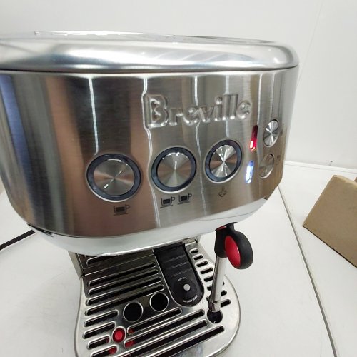 BREVILLE THE BAMBINO PLUS COMPACT CAFE QUALITY ESPRESSO MACHINE - STAINLESS STEEL - (BES500BSS) image 2