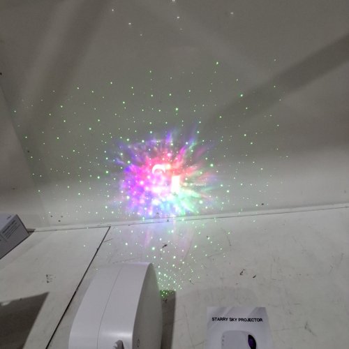 AMORNO BLUETOOTH LED STAR GALAXY PROJECTOR WITH REMOTE CONTROL BLUETOOTH - 3 MODES - WHITE - (MODEL: DY-HN-105) image 2