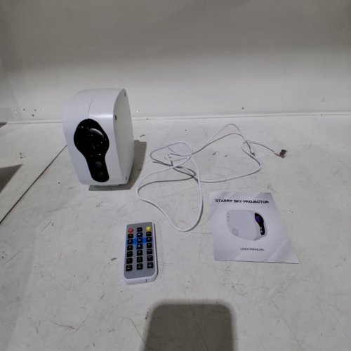 AMORNO BLUETOOTH LED STAR GALAXY PROJECTOR WITH REMOTE CONTROL BLUETOOTH - 3 MODES - WHITE - (MODEL: DY-HN-105) image 3