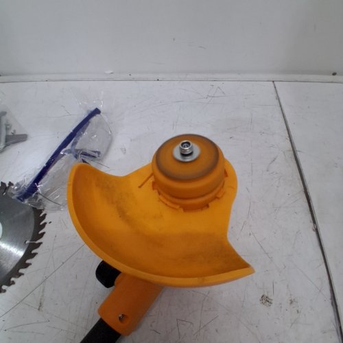 LAZENRY 4-IN-1 ELECTRIC WEED WACKER WITH WHEELS AND ACCESSORIES - 21V - YELLOW (MODEL: GCJ1) image 2