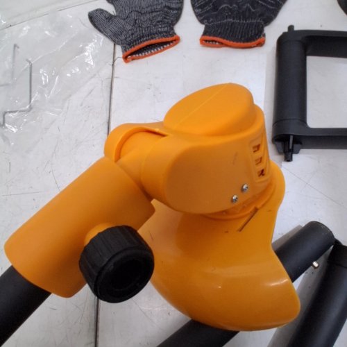 LAZENRY 4-IN-1 ELECTRIC WEED WACKER WITH WHEELS AND ACCESSORIES - 21V - YELLOW (MODEL: GCJ1) image 6