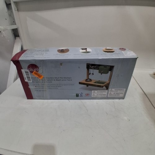 PLUM SPLASH & MASH OUTDOOR MUD KITCHEN - WATER TABLE, SINK, TAP, POTS & PANS - GREEN/BEIGE image 6