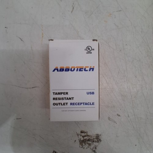 ABBOTECH TAMPER RESISTANT USB & USB-C OUTLET RECEPTACLE - 30W - WHITE (MODEL: 15A30W2C1A) image 3