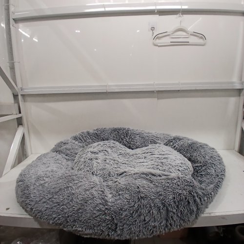 CALMING CUDDLER DONUT PET BED - 48" - GRAY image 2