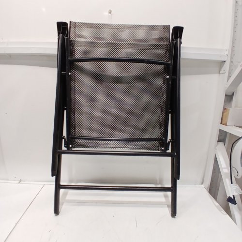 OUTDOOR PORTABLE DINING CHAIRS - GREY/BLACK image 3