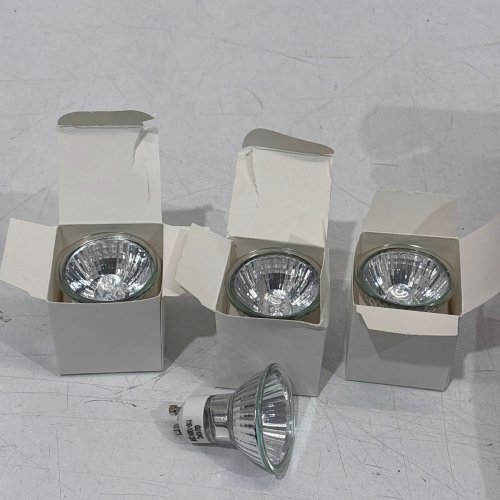 4PK HALOGEN LIGHT BULB -MR16- GU10 BASE- 25W -130 V image 2
