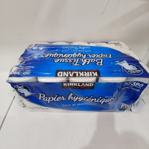 30PK KIRKLAND SIGNATURE BATH TISSUE - 2-PLY / 380 SHEETS (MODEL: 6262016) image 2