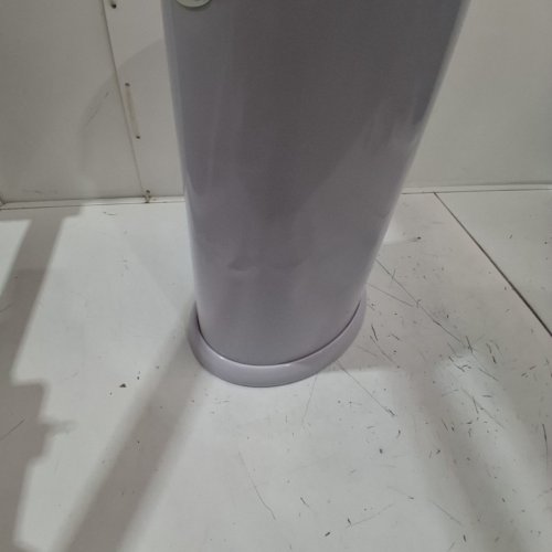 UBBI 13GAL STEEL DIAPER PAIL LOCKS IN ODOR CHILD SAFETY LOCK, WHITE image 3
