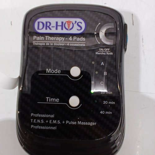 DR-HO'S NECK PAIN PRO ESSENTIAL NECK MASSAGER TENS THERAPY / EMS THERAPY + DR-HO'S PROPRIETARY AMP - OSFM - GREY image 3