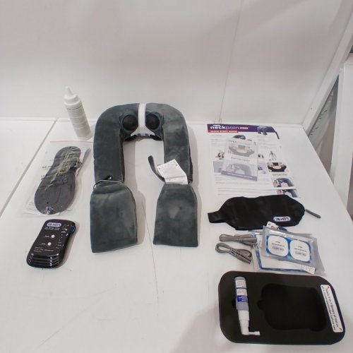 DR-HO'S NECK PAIN PRO ESSENTIAL NECK MASSAGER TENS THERAPY / EMS THERAPY + DR-HO'S PROPRIETARY AMP - OSFM - GREY image 4