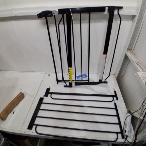 REGALO EASY STEP EXTRA WIDE SAFETY GATE - 29 - 49" X 30" - BLACK (MODEL: 1164 EB DS) image 2