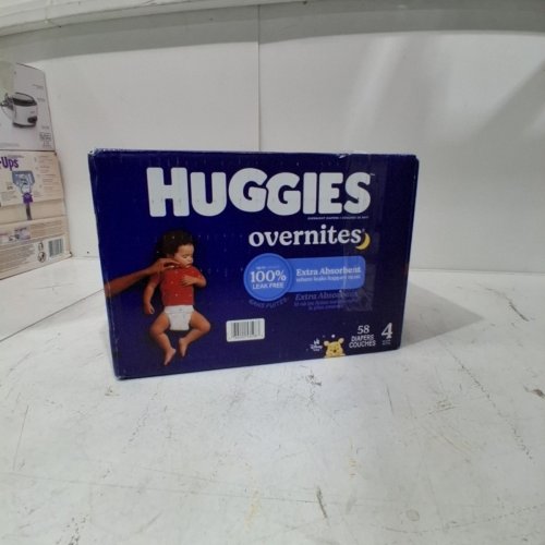58PK HUGGIES OVERNITES DIAPERS - SIZE 4 image 4