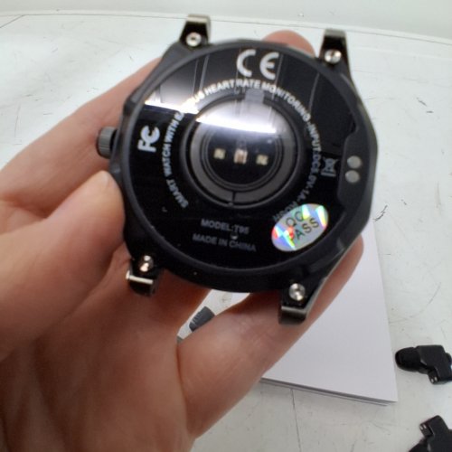 3-IN-1 BLUETOOTH SMART WATCH WITH EARBUDS - 1.52" SCREEN - BLACK (MODEL:T95) image 2