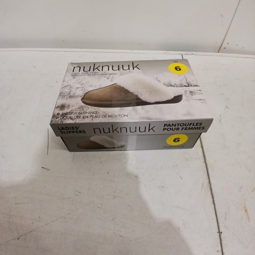 WOMEN'S NUKNUUK SLIPPERS - SIZE 6 - BEIGE (STYLE: 3231006) image 5