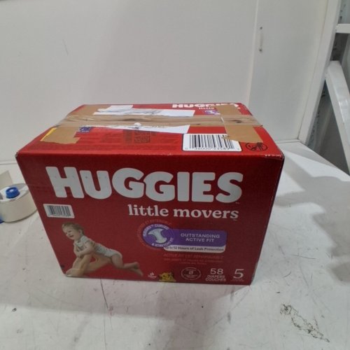 58PK HUGGIES LITTLE MOVERS DIAPERS - SIZE 5 (27+LBS) - DISNEY BABY LION KING (MODEL: 56316) image 3