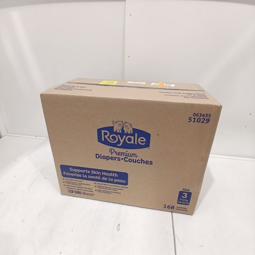 168PK ROYALE PREMIUM DISPOSABLE DIAPERS - SIZE 3 (MODEL: 51029) image 2