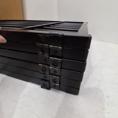 6-PANEL EXTRA WIDE HOME METAL DOG GATE - 110" X 34" - BLACK image 3