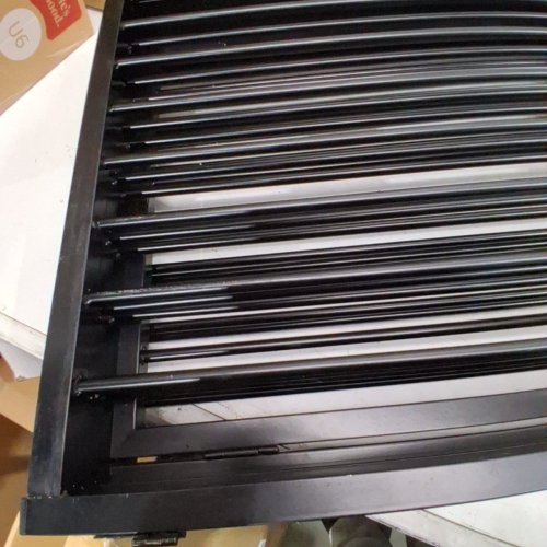 6-PANEL EXTRA WIDE HOME METAL DOG GATE - 110" X 34" - BLACK image 4