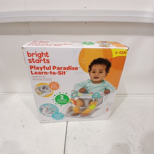INFANT'S BRIGHT STARTS LEARN-TO-SIT FLOOR SEAT - PLAYFUL PARADISE - (MODEL: 12956) image 5