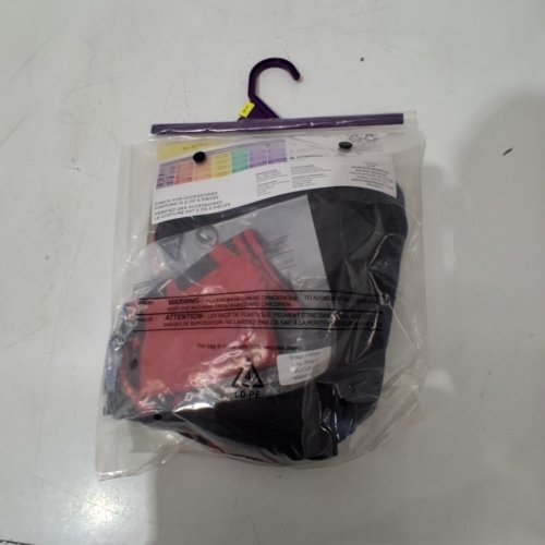 5PC WOMEN'S RUBIES HALLOWEEN DRAGON NINJA COSTUME - LARGE (12-14) - BLACK / RED (MODEL: 1000480) image 3