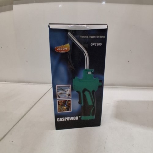 GASPOWOR PROPANE TORCH TRIGGER START - 2860°F / 1300°C - TEAL/BLACK (MODEL: GP3300) image 5