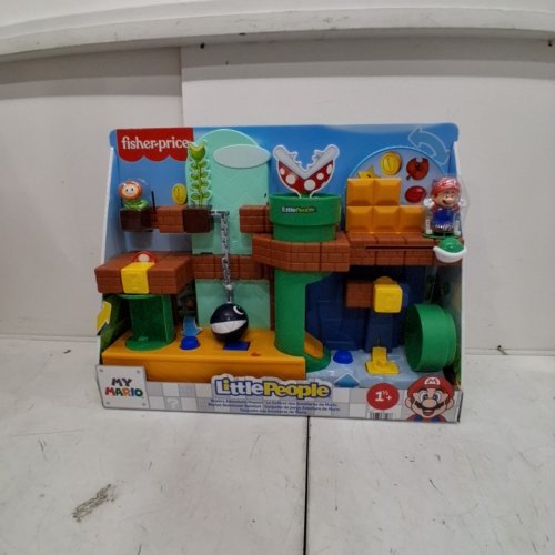 FISHER-PRICE LITTLE PEOPLE MY MARIO ADVENTURE PLAYSET WITH SOUNDS/MUSIC - FOR KIDS 18 MONTHS AND UP - (MODEL: JNP54-9633) image 2