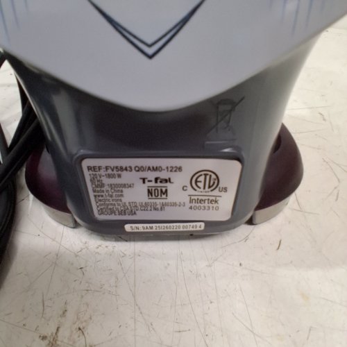 T-FAL ULTRAGLIDE PLUS STEAM IRON - 120 V 1800W - DARK GRAY / BURGUNDY (MODEL: FV5843) image 4