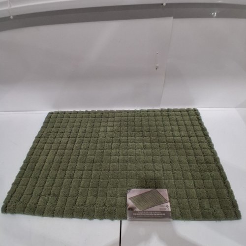MINERAL SPRING PLUSH GRID BATH MAT - 2FT X 3FT - GREEN (MODEL: 1796299) image 2