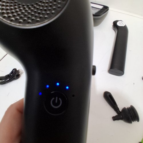 2-IN-1 7PC BOB AND BRAD L7 ULTRA MASSAGE GUN - BLACK (MODEL: L7 ULTRA) image 2