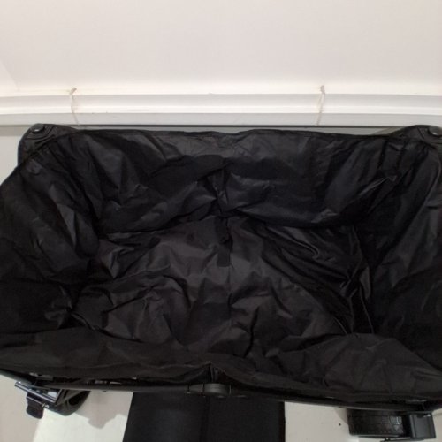 COLLAPSIBLE FOLDING WAGON CART - 29" X 17" X 16" - BLACK image 3