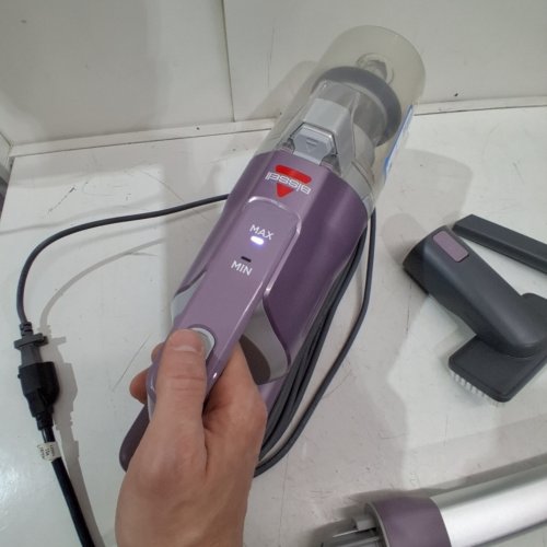 BISSELL POWERCLEAN CORDED PET HAIR STICK VACUUM CLEANER - PURPLE/GREY (MODEL: 4221C) image 2