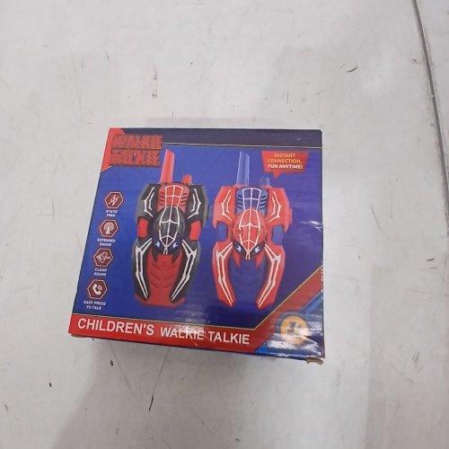 2PK CHILDREN'S SPIDER MAN WALKIE TALKIES - RED AND BLUE (MODEL: LY-040) image 2