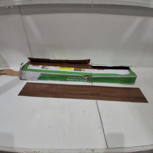 36PK PVC EUROPEAN STANDARD PEEL AND STICK FLOOR TILES - 6" X 36" - WOOD GRAIN - (MODEL: PW20358) image 2